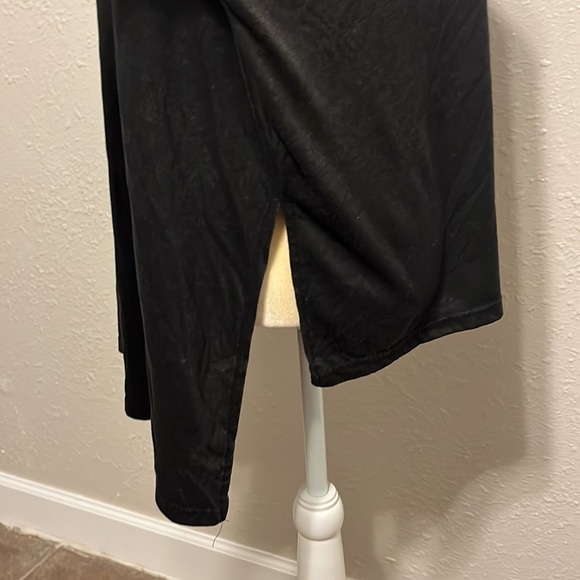 SHE + Sky Black Long Sleeve V-Neck Oversized Top Size Small - Picture 4 of 6